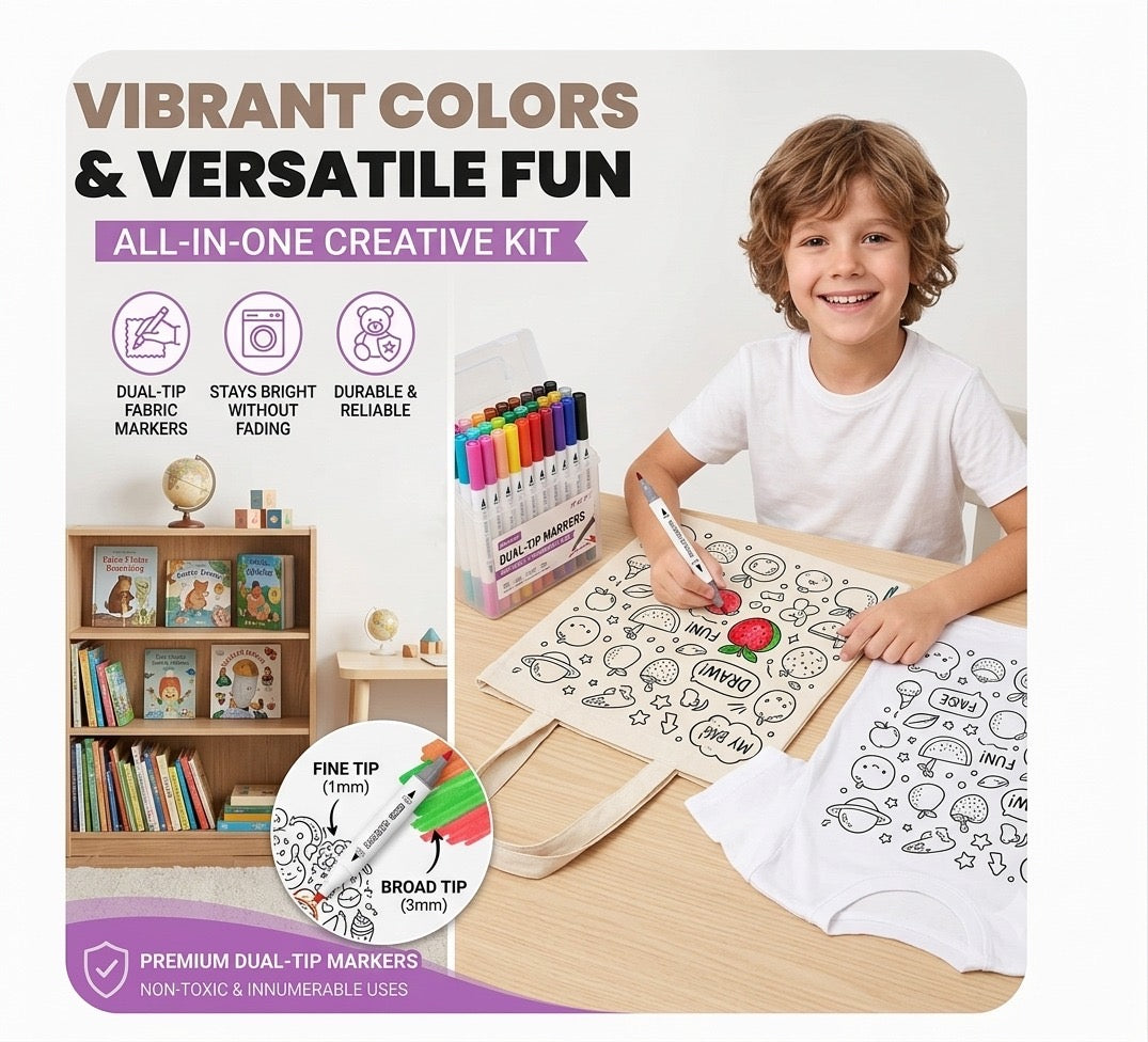 Color Your World: Washable & Reusable Coloring Blanket.